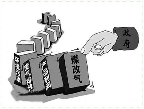 煤改氣使用天然氣，成本高